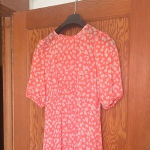 Never Fully Dressed Coral Floral Maxi Dress